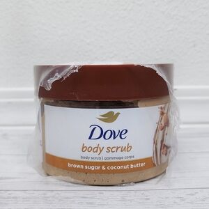 Dove Body Scrub Brown Sugar Coconut Butter NWT 10.5oz